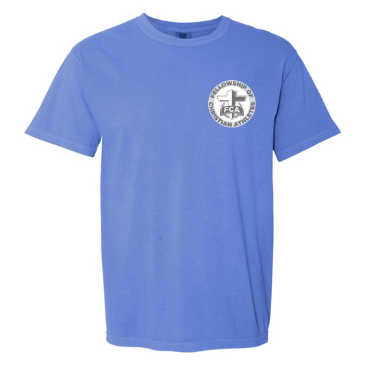 FCA Jesus Love You - Flo Blue Tee